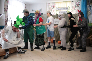 Występ mieszkańców DPS