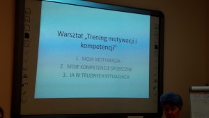 Ekran z tytułem projektu