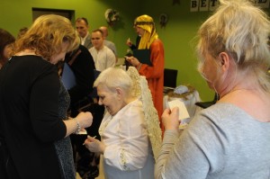 Dzielenie się opłatkiem