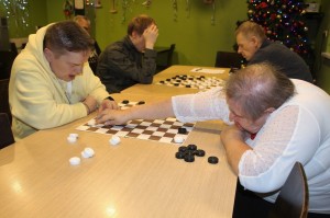 Uczestnicy turnieju podczas gry