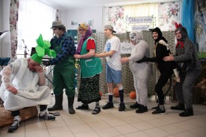 Występ mieszkańców DPS