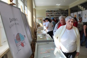 Mieszkańcy DPS na wernisażu