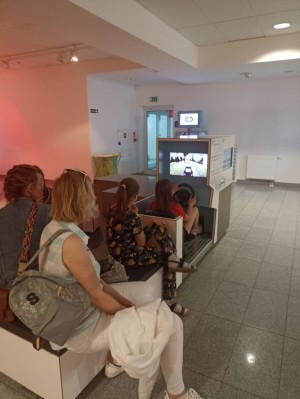 Uczestnicy wycieczki w Młynie Wiedzy