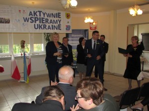 Wręczanie podziękowań