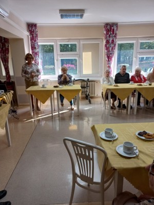 Powitanie przez Panią dyrektor DPS